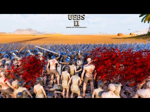 1 MILLION Zombie VS Heavy Knight - Catapult   | Ultimate Epic Battle Simulator 2 | UEBS 2