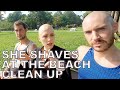 SHE SHAVES A Day At The Beach Clean Up Shebasalvic Sheshaves Beachcleanup