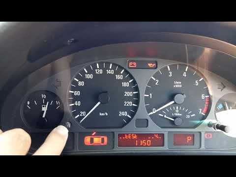 BMW E46 instrument cluster reset. Fuel gauge Calibration. (Software Re-set)