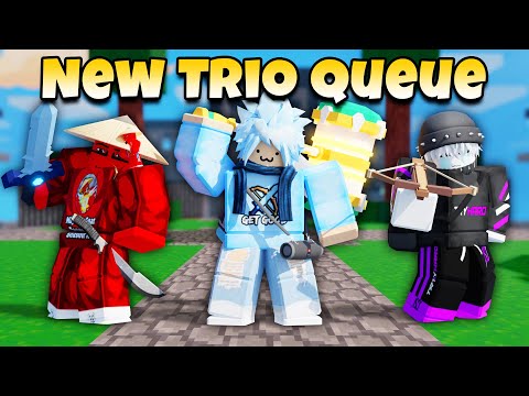 Road To Nightmare Ep. 3 - New Trio Queue (Roblox Bedwars Ranked)