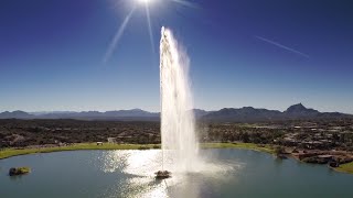 From the Air - Fountain Hills, Arizona - Over the Rainbow 10-18-14