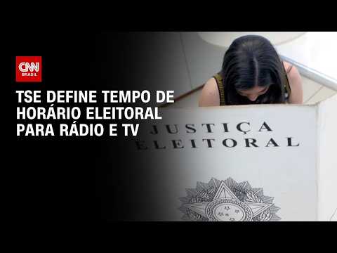 TSE define tempo de TV; Lula com 5 minutos e meio e Flávio 4 minutos e 20 | LIVE CNN