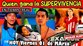 😱 Terrible! Quien gana el Duelo por la SUPERVIVENCIA en EXATLON MEXICO Hoy Viernes 01 de MARAZO