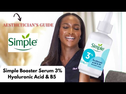 HOW TO USE Simple Booster Serum 3% Hyaluronic Acid & B5 - / review