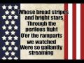Star Spangled Banner with Lyrics 