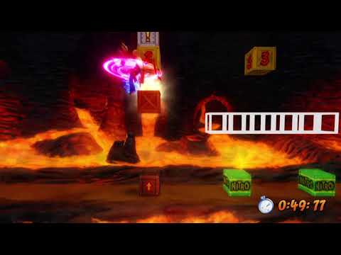 Crash Bandicoot 3 Warped, N Sane Trilogy - Lv11 - Dino Might! - Gold Relic