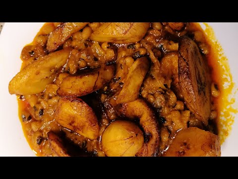 Nigerian Beans with Fried Plantain Recipe