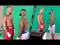 JAKE PAUL PHYSICALLY BIGGER THAN TYRON WOODLEY; BOTH GO FACE TO FACE IN BEHIND THE SCENES VIDEO