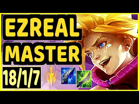 LODIK (EZREAL) - 18/1/7 KDA BOTTOM ADC GAMEPLAY - EUW Ranked MASTER
