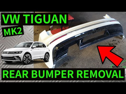 VW TIGUAN MK2 - How To Remove Rear Bumper Removal Replacement