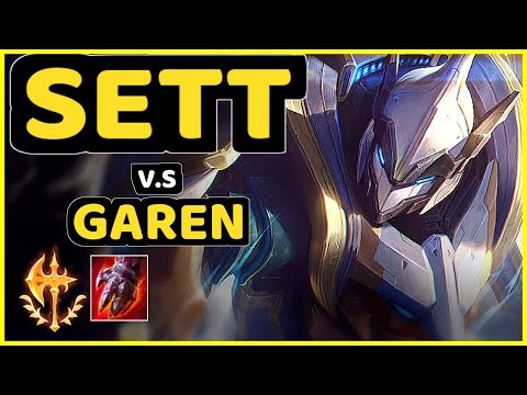 TAY (SETT) vs GAREN - TOP CHALLENGER GAMEPLAY - BR