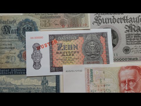 MUSTER, Nebengebiete, D-Mark - Großes Banknotenupdate 2023