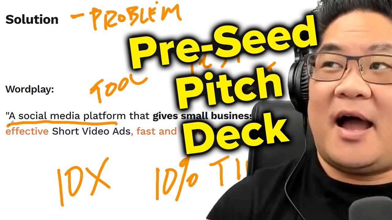 Pitch Deck Critique 10 - PRE-SEED Startup Marketing Tech - WordPlay