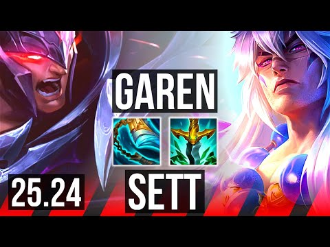 GAREN vs SETT (TOP) | Perfect KDA: 10/0/2 | KR Master | 25.24