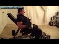 Shoulders & Arms Short Bodybuilding Exercise Training Routine - Workout Vlog 34