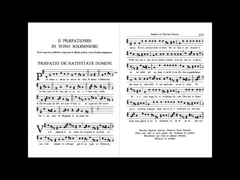 Praefatio  de Nativitate Domini in Tono Solemniore