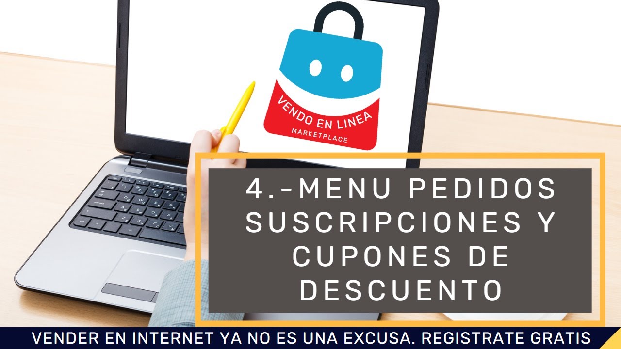 Menú Pedidos Suscripciones Activas Cupón de Descuento