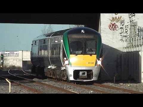 IE 22000 Class Intercity Train 22246 - Park West & Cherry Orchard Station
