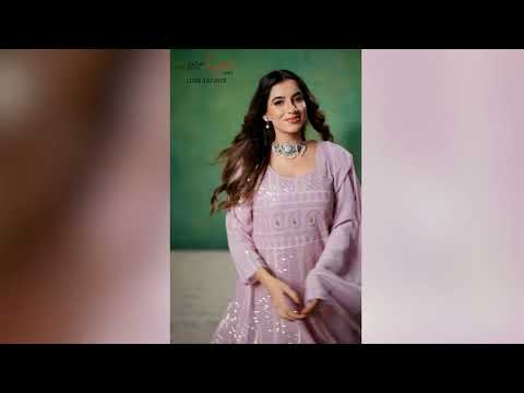 Georgette Party Wear Salwar Kameez in Purple and Violet with Thread work - 1973019