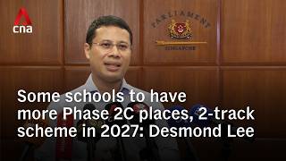 Singapore increases reserved school places, introduces two-track enrollment for Phase 2C