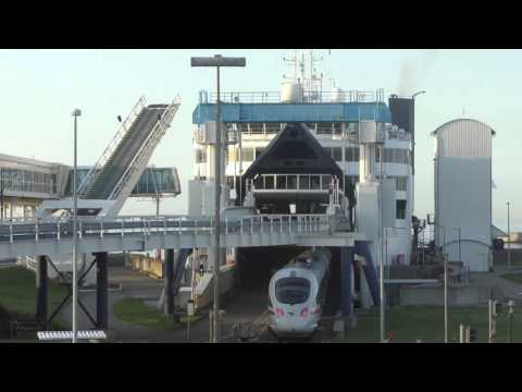 [Vogelfluglinie/Fugleflugtslinjen] Train Ferry along Bird Flight Line