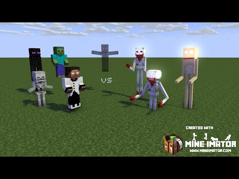MONSTER SCHOOL - HEROBRINE VS SCP 096 - MINECRAFT ANIMATIONS