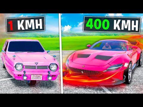 I TRANSFORM CARS from SUPER SLOW to MEGA-FAST! ⚡️ GTA 5 RP