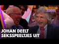 Johan deelt seksspeeltjes uit: 'Zet 'm niet op turbo, want je schreeuwt de hele buurt wakker'