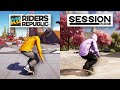 Riders Republic VS Session (Skateboard Gameplay Comparison)