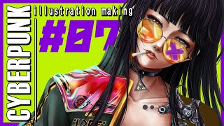 【お絵描き配信】サイバーパンクメカ女子キャラデザ＃07【drawing】