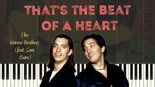The Warren Brothers - That's The Beat Of A Heart [with Sara Evans] (Piano Tutorial)