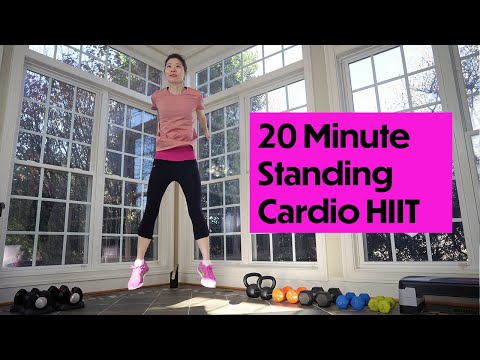 IntervalUp 20 Minute Tabata Cardio HIIT Workout | All Standing | No Equipment // 20분 맨몸 유산소 타바타 운동