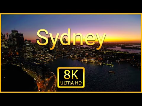 Sydney 8K ULTRA HD - Scenic Drone Relaxation Video With Calming Piano Music