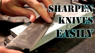 How to Sharpen a Knife to Razor Sharp Using Whetstones