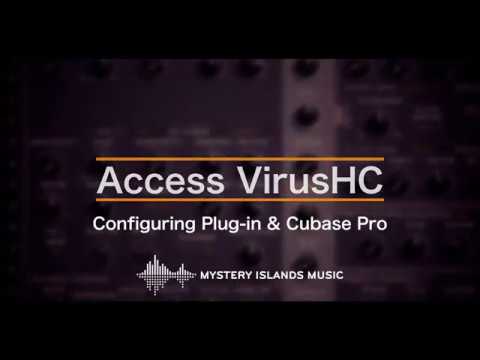 Access VirusHC in Steinberg Cubase Pro (MAC)
