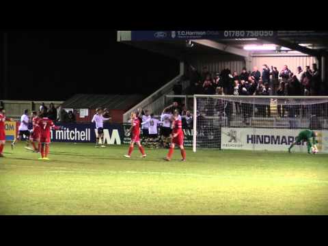Goals: Stamford v Darlington
