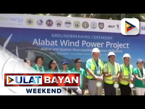 Groundbreaking ceremony sa itatayong windmills sa Alabat Island, idinaos