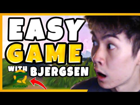 Playing with FA Bjergsen in solo q - easiest win of my life