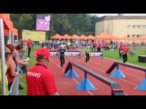 MČR PS Praha 2017 - 100 m př. - Tereza KULŠTEJNOVÁ (SDH Slatiny) 1. pokus