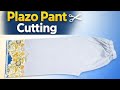 Plazo Pant Cutting Stitching Step By Step Easy Palazzo Tutorial For Beginners