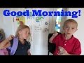 KIDS MORNING ROUTINE GETTING READY FOR SCHOOL