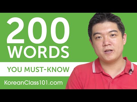 200 Words Every Korean Beginner Must-Know