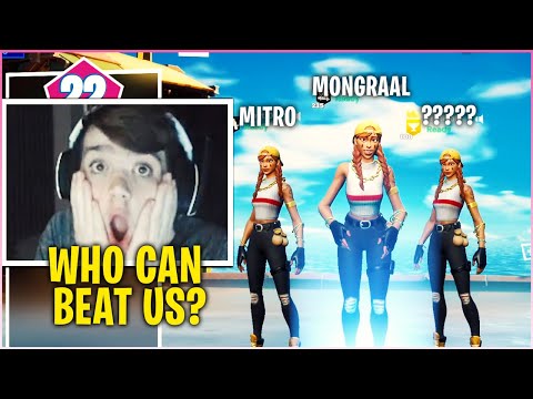 MONGRAAL *REUNITES* With MITRO & W-KEY Everyone In TRIO CASH CUP! (Fortnite)