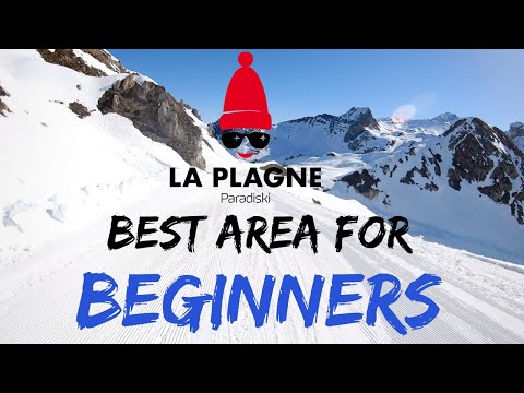La Plagne Piste Guide: Best Area for Beginners 4K
