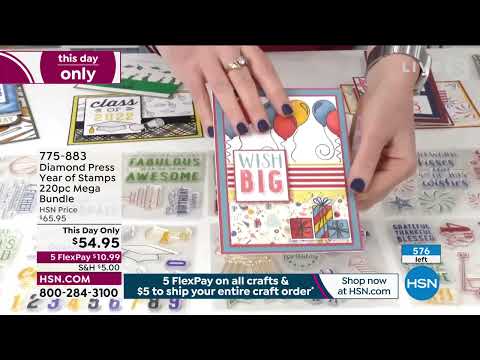 Diamond Press Year of Stamps 220piece Mega Bundle