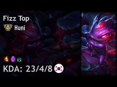 Fizz Top vs Rumble - Huni - KR Challenger Patch 7.5