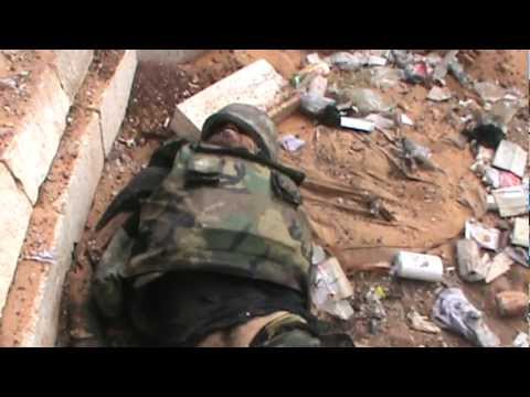 قتلى قوات النظام بعد السيطرة على حاجز أوبين في ريف اللاذقية من قبل لواء أحرار الساحل