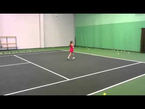 Olga tenis 9 lat (już prawie)