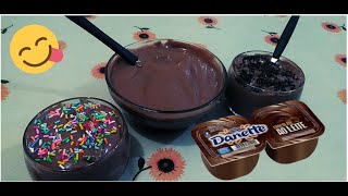 NÃO VAI SOBRAR DE TÃO GOSTOSO???? Danette cremoso caseiro