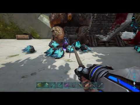 ARK Gacha Crystal gathering